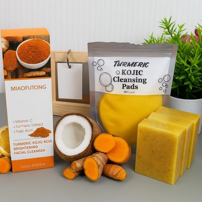 Turmeric & Kojic Set + Free Pads