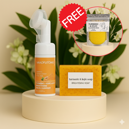 Turmeric & Kojic Set + Free Pads
